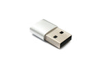 USB 3.1 Adapter Typ C Buchse zu 2.0 Typ A Stecker in Anthrazit | System-S