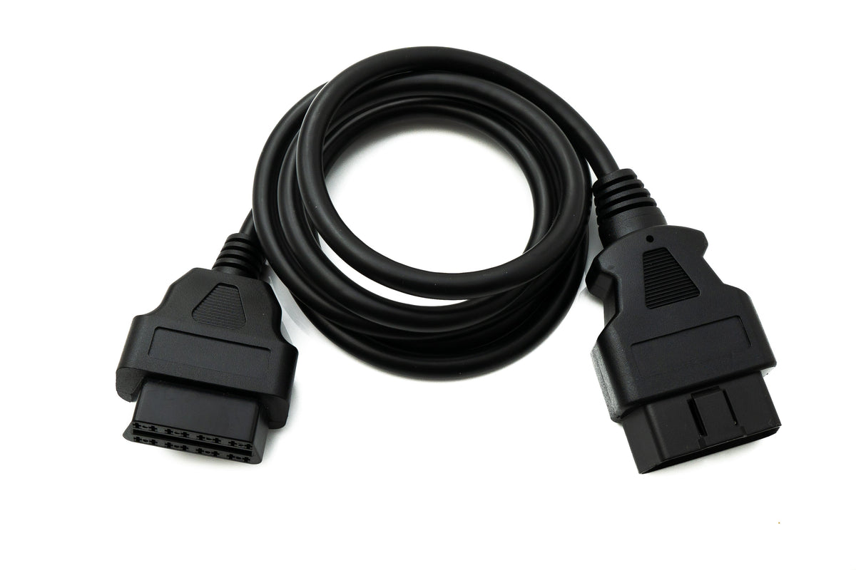 OBD Kabel 150 cm OBD 2 16pin J1962M Stecker zu J1962F Buchse für Auto Diagnose | System-S