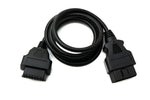 OBD Kabel 150 cm OBD 2 16pin J1962M Stecker zu J1962F Buchse für Auto Diagnose | System-S