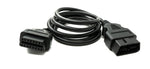 OBD Kabel 150 cm OBD 2 16pin J1962M Stecker zu J1962F Buchse für Auto Diagnose | System-S