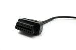 OBD Kabel 150 cm OBD 2 16pin J1962M Stecker zu J1962F Buchse für Auto Diagnose | System-S