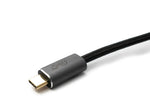 USB 3.2 Gen 2 Kabel 100 cm Typ C Stecker zu Stecker geflochten Schwarz | System-S