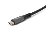 USB 3.2 Gen 1 Kabel 5 m Typ C Stecker zu Stecker Winkel in Schwarz | System-S