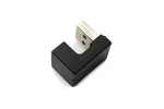 USB 3.0 Gen 2 U Turn 180° Adapter Typ A Buchse zu Stecker Kabel in Schwarz | System-S