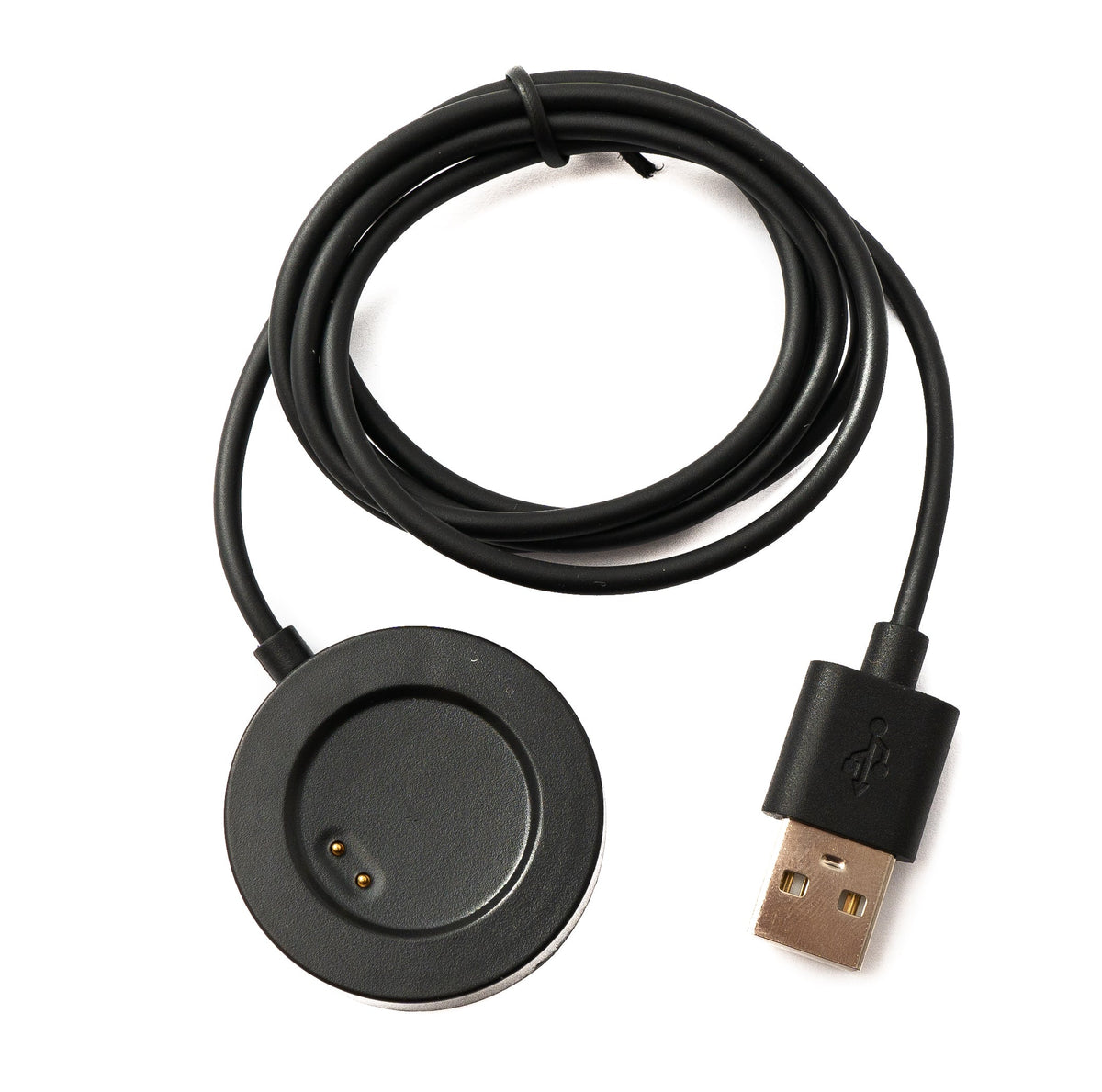 USB 2.0 Kabel 100 cm Ladestation für Realme Watch 2 Pro 2 Smartwatch in Schwarz | System-S