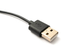 USB 2.0 Kabel 100 cm Ladestation für Realme Watch 2 Pro 2 Smartwatch in Schwarz | System-S