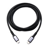 USB 3.2 Gen 1 Kabel 200 cm Typ C Stecker zu Stecker in Schwarz | System-S