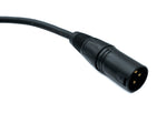 Audio XLR Kabel 100 cm 3 polig Stecker zu Klinke AUX 6,35 mm 2 polig TS Stecker | System-S