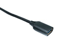 USB 3.0 Kabel 5 m Typ A Stecker zu Buchse geflochten 5 Gbit/s in Schwarz | System-S