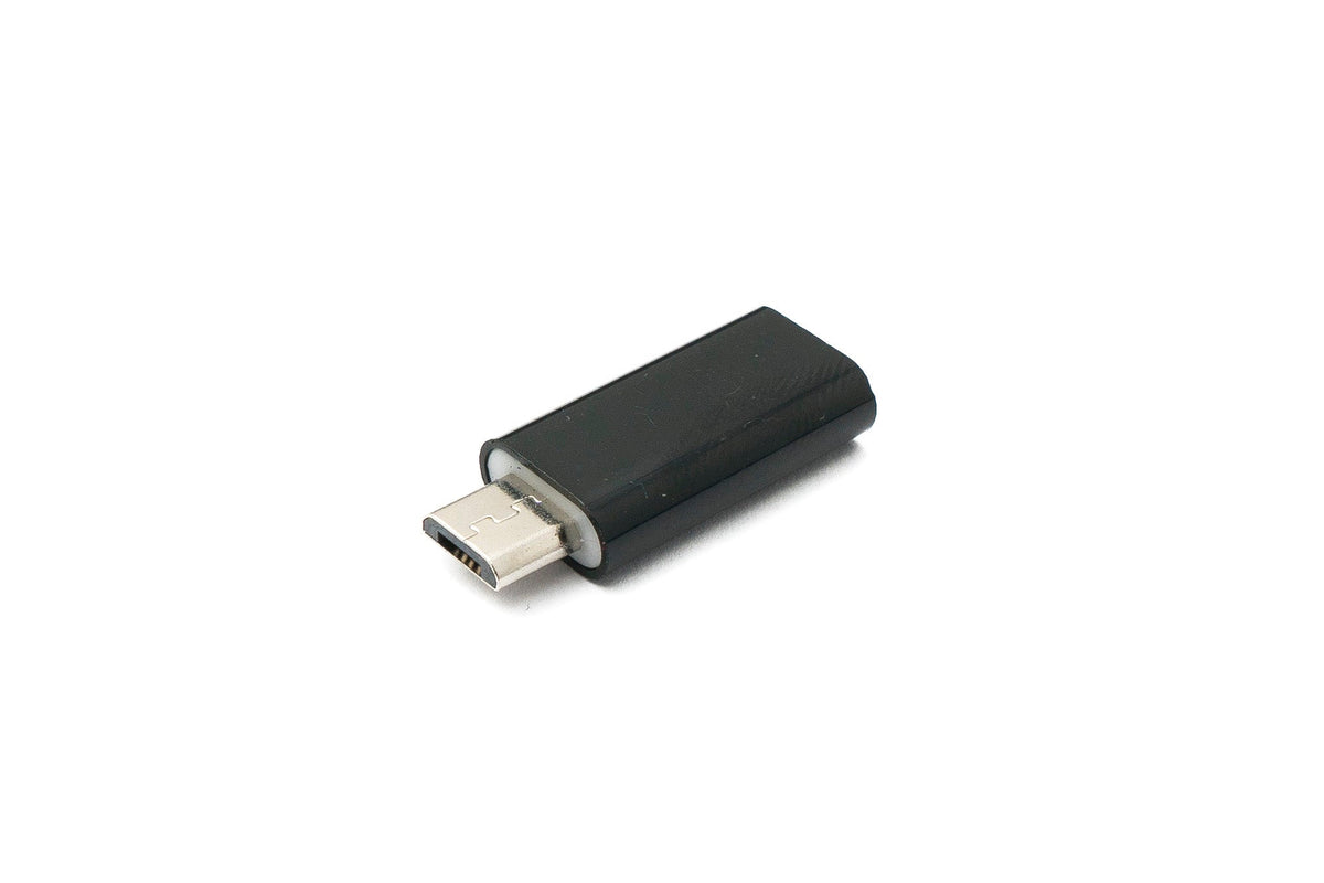 USB 3.1 Adapter Typ C Buchse zu 2.0 Micro B Stecker in Schwarz | System-S