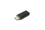 USB 3.1 Adapter Typ C Buchse zu 2.0 Micro B Stecker in Schwarz | System-S
