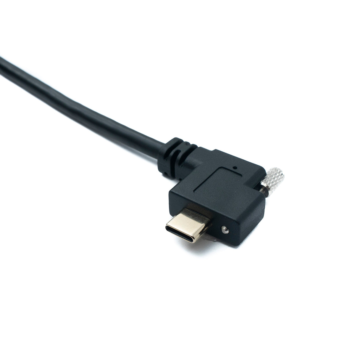 USB 3.1 Kabel 200 cm Typ C Stecker zu 3.0 A Stecker Winkel Left Right Angled | System-S