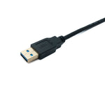 USB 3.1 Kabel 200 cm Typ C Stecker zu 3.0 A Stecker Winkel Left Right Angled | System-S