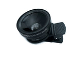 Makro Linse 0,45x Zoom Close Up Filter Kit mit Clip Beutel in Schwarz | System-S