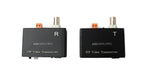 75 Ohm Transceiver Set BNC zu Cat5E Cat6 Video für AHD TVI CVI/PAL NTSC | System-S