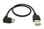 USB 2.0 Kabel 30 cm Mini B Buchse zu Typ A Stecker Winkel für Garmin | System-S
