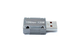 USB 3.1 Gen 2 Adapter Typ A Stecker zu Typ C Buchse Kabel in Grau 20A 100W | System-S