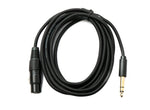 Audio Kabel 3 m XLR 3 polig Buchse zu 6.35 mm Klinke Stecker AUX | System-S