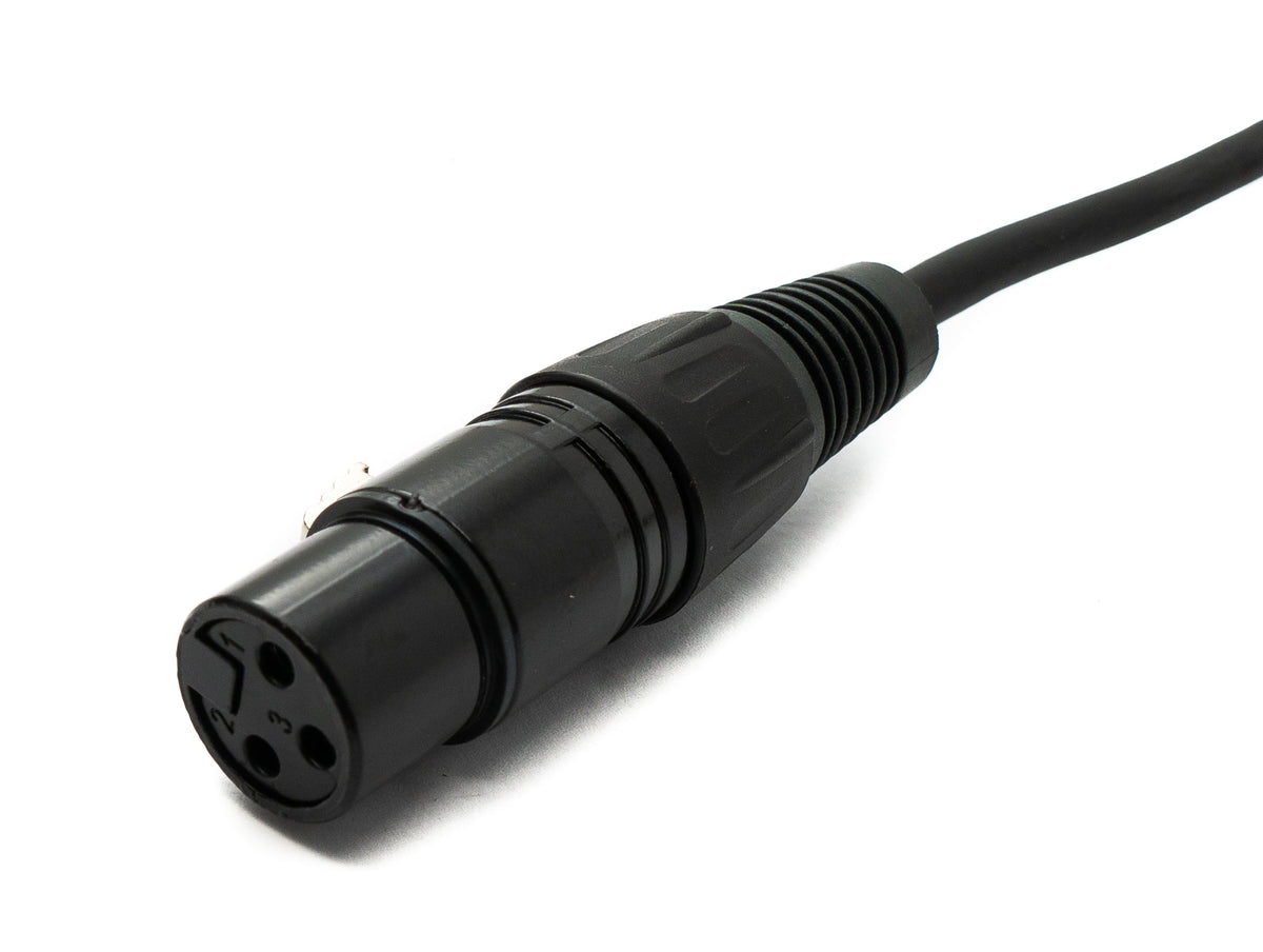 Audio Kabel 3 m XLR 3 polig Buchse zu 6.35 mm Klinke Stecker AUX | System-S