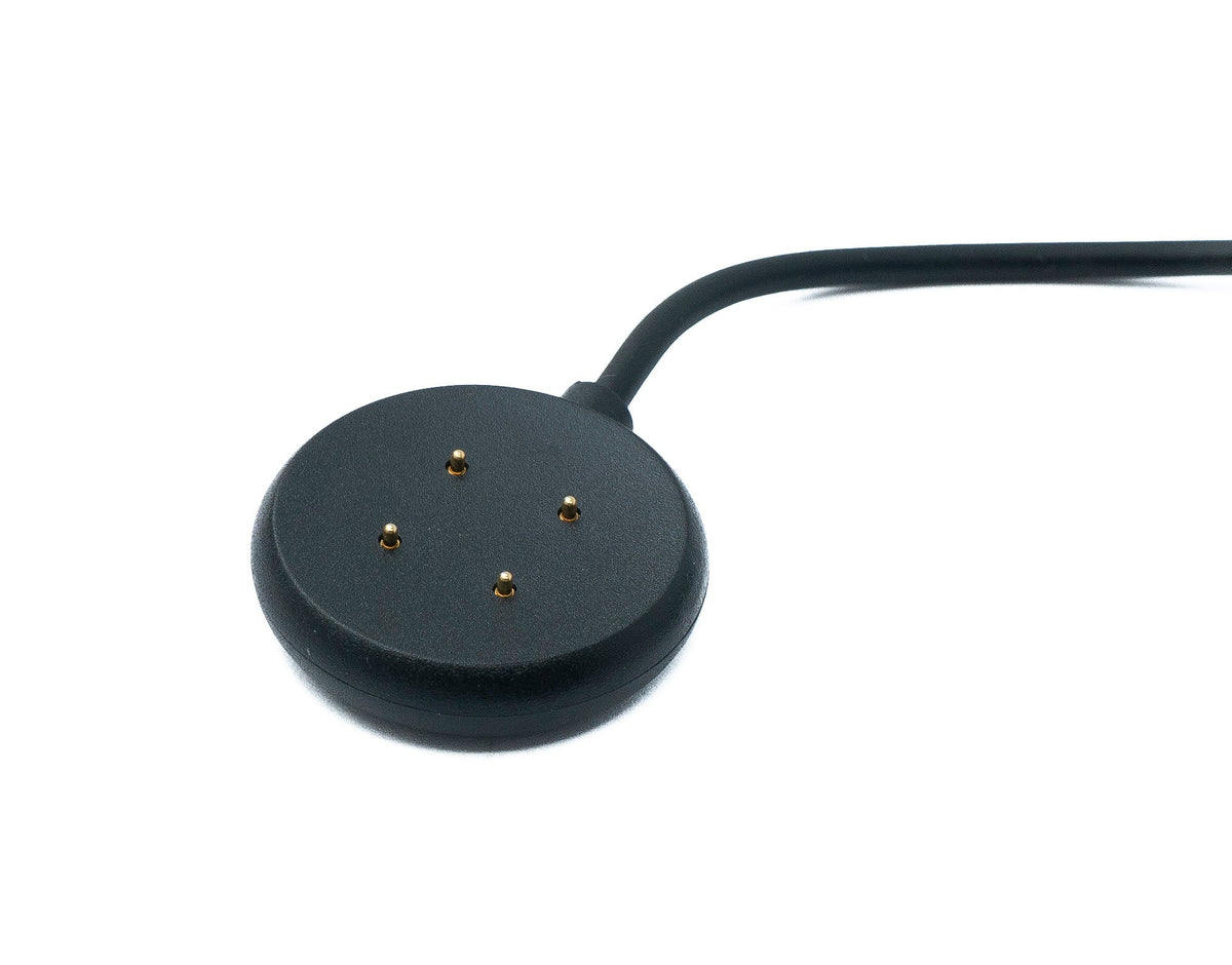 USB 3.1 Kabel 100 cm Ladestation für Fitbit Versa 4 3 Sense 2 1 in Schwarz | System-S