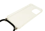 Schutzhülle aus Silikon mit Halsband in Transparent Hülle für iPhone 14 Pro | System-S