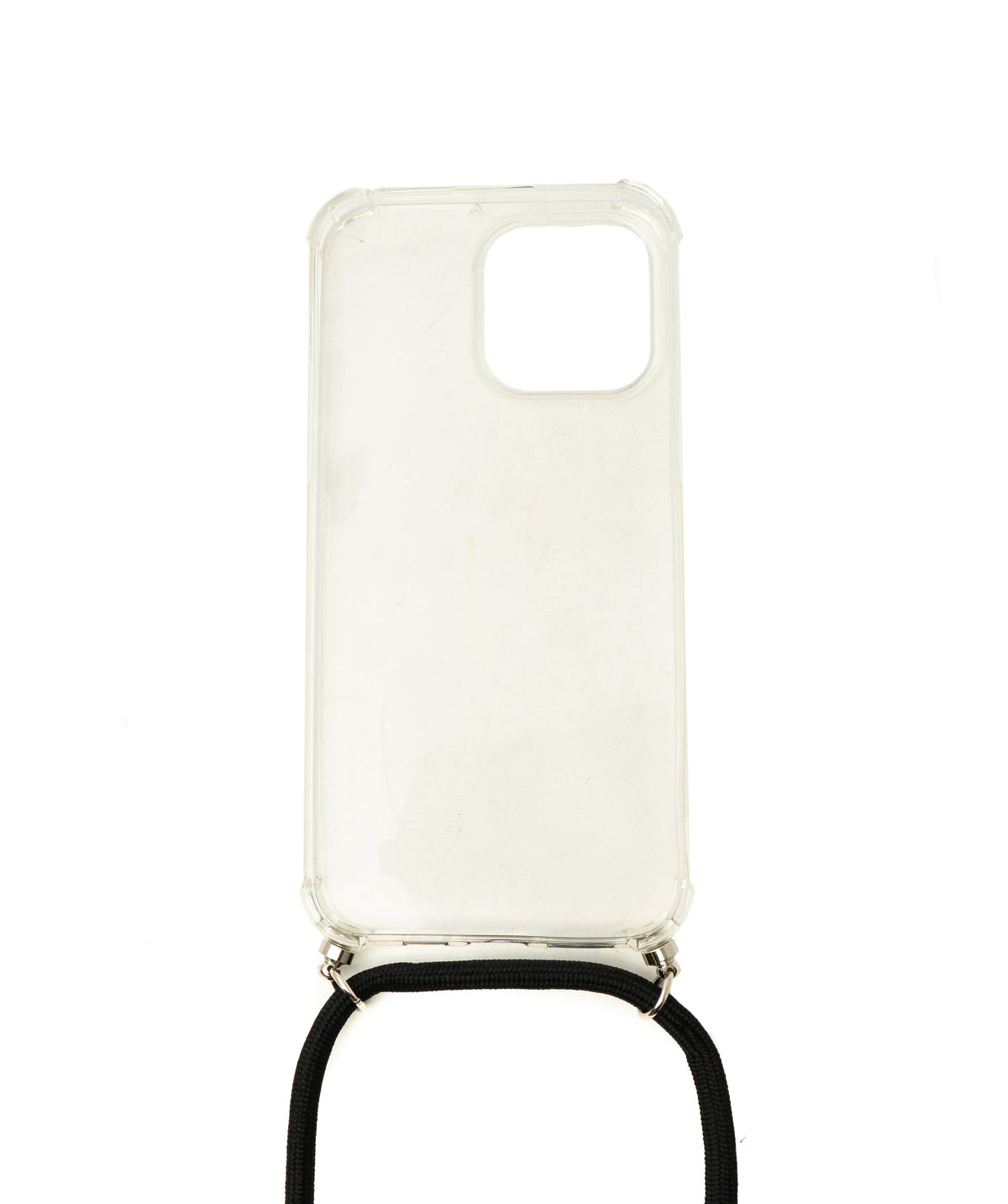 Schutzhülle aus Silikon mit Halsband in Transparent Hülle für iPhone 14 Pro Max | System-S