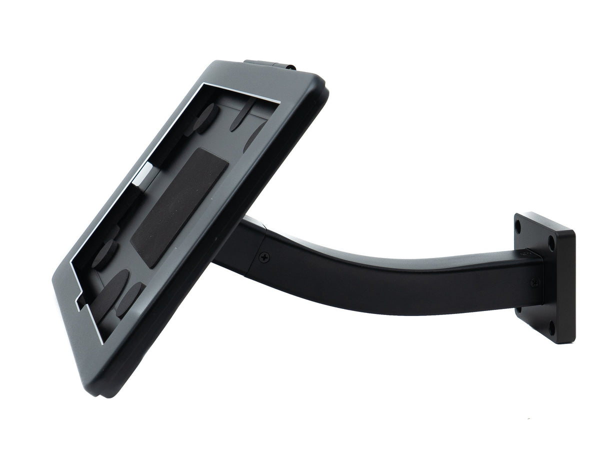 Wand Halterung abschließbar für iPad 10 Pro 11 Air 4 5 in Schwarz | System-S