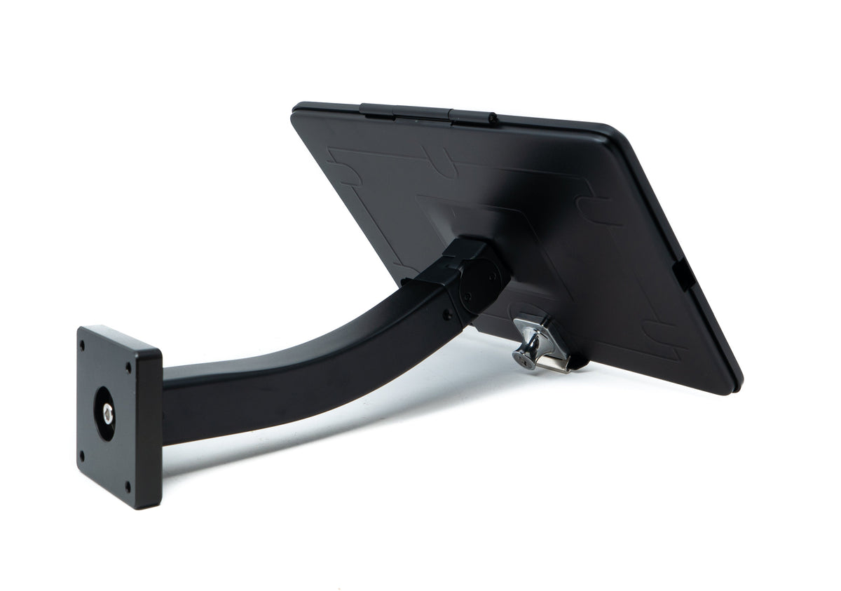 Wand Halterung abschließbar für iPad 10 Pro 11 Air 4 5 in Schwarz | System-S