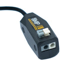 2x UTP Kabel 10 cm Screw Lock zu BNC Stecker für HD Kameras Adapter in Schwarz | System-S