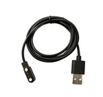 USB 2.0 Kabel 100 cm Ladekabel für Realme TechLife Watch S100 in Schwarz | System-S