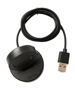 USB 2.0 Kabel 95 cm Ladestation für Realme Watch T1 Smartwatch in Schwarz | System-S