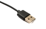 USB 2.0 Kabel 95 cm Ladestation für Realme Watch T1 Smartwatch in Schwarz | System-S