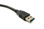 USB 3.0 Repeater Kabel 20 m Typ A Stecker zu B Stecker in Schwarz | System-S