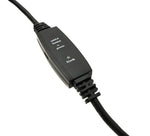USB 3.0 Repeater Kabel 20 m Typ A Stecker zu B Stecker in Schwarz | System-S