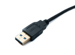 USB 3.1 Kabel 100 cm Typ C Stecker zu 3.0 A Stecker Winkel Left Right Angled | System-S