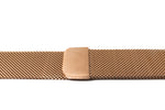 Armband 20 mm Milanaise aus Metall für Huawei Watch Smartwatch in Rosa | System-S