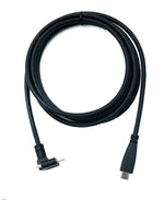 USB 3.1 Gen 2 Kabel 2 m Typ C Stecker zu Stecker Panel Mount Winkel Up Down Angled 10 Gbit/s 100W | System-S