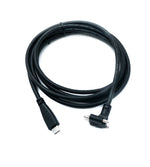 USB 3.1 Gen 2 Kabel 2 m Typ C Stecker zu Stecker Panel Mount Winkel Up Down Angled 10 Gbit/s 100W | System-S