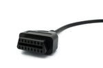 OBD Kabel 30 cm OBD 2 Buchse für Mercedes Benz 14pin Schwarz für Auto Diagnose | System-S