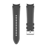 Armband flexibel aus Silikon 20mm für Samsung Galaxy Watch 4 Smartwatch Schwarz | System-S