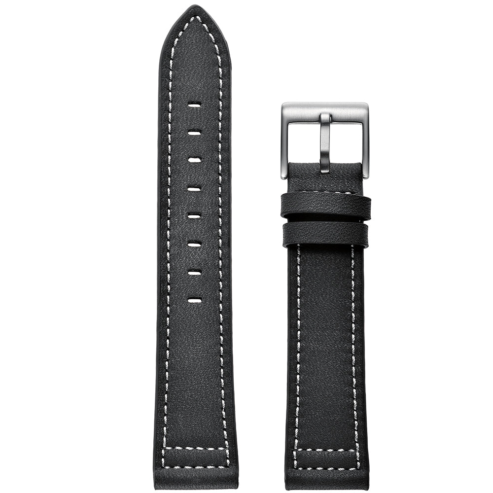 Armband flexibel aus Silikon 20mm für Samsung Galaxy Watch 4 Smartwatch Schwarz | System-S