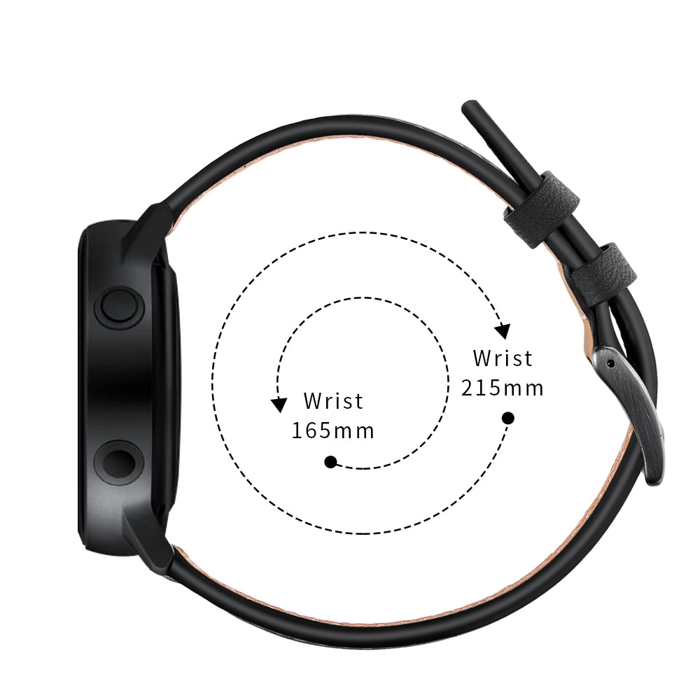 Armband flexibel aus Silikon 20mm für Samsung Galaxy Watch 4 Smartwatch Schwarz | System-S