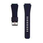 Armband flexibel aus Silikon 20mm für Huawei Watch 2 Smartwatch Dunkelblau | System-S