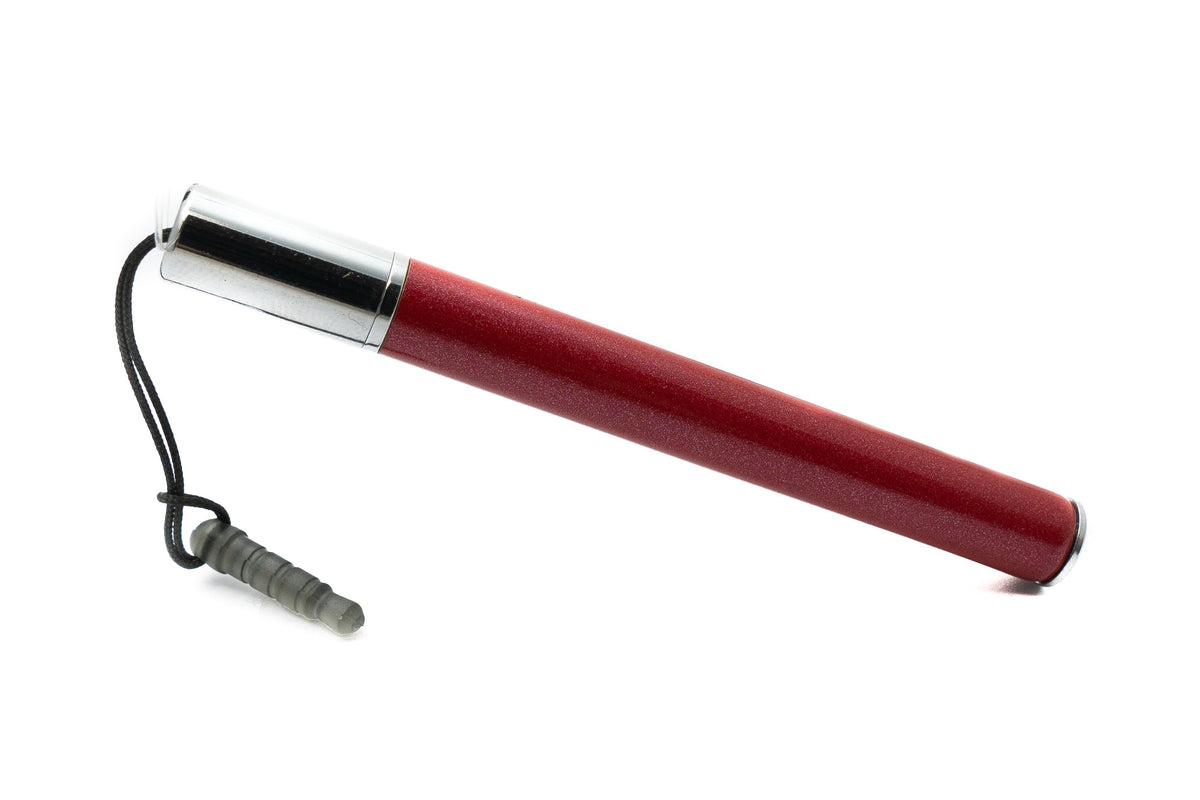 Touchpen Stylus aus Aluminium in Rot für Tablet Smartphone Laptop Surface | System-S
