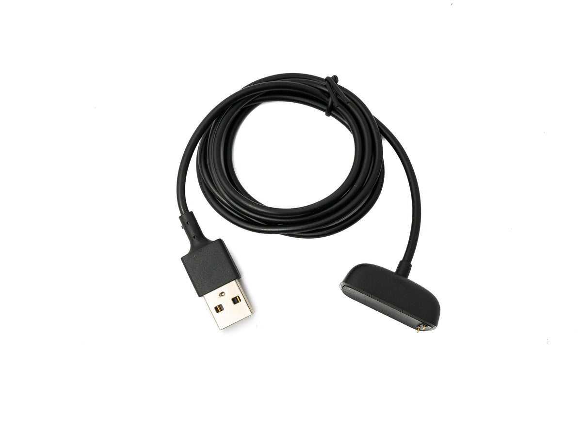 USB 2.0 Kabel 98 cm Ladekabel für Fitbit Flex 2 Smartwach in Schwarz | System-S
