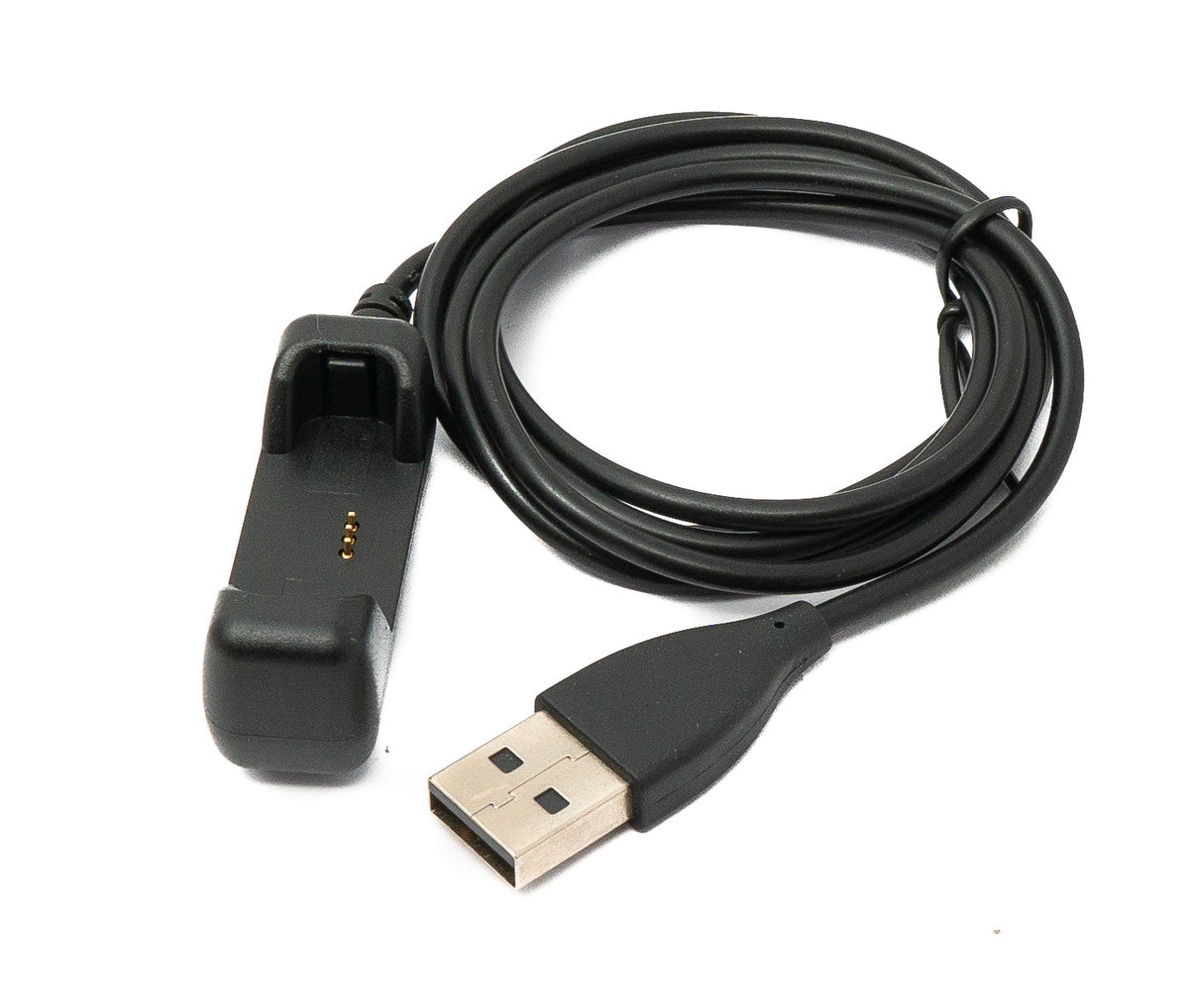USB 2.0 Kabel 98 cm Ladekabel für Fitbit Flex 2 Smartwach in Schwarz | System-S