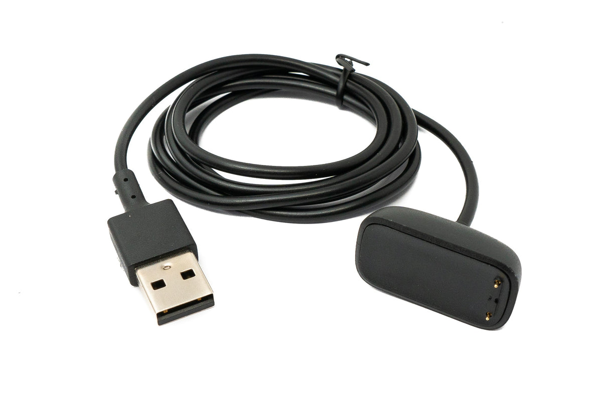 USB 2.0 Kabel 98 cm Ladekabel für Fitbit Flex 2 Smartwach in Schwarz | System-S