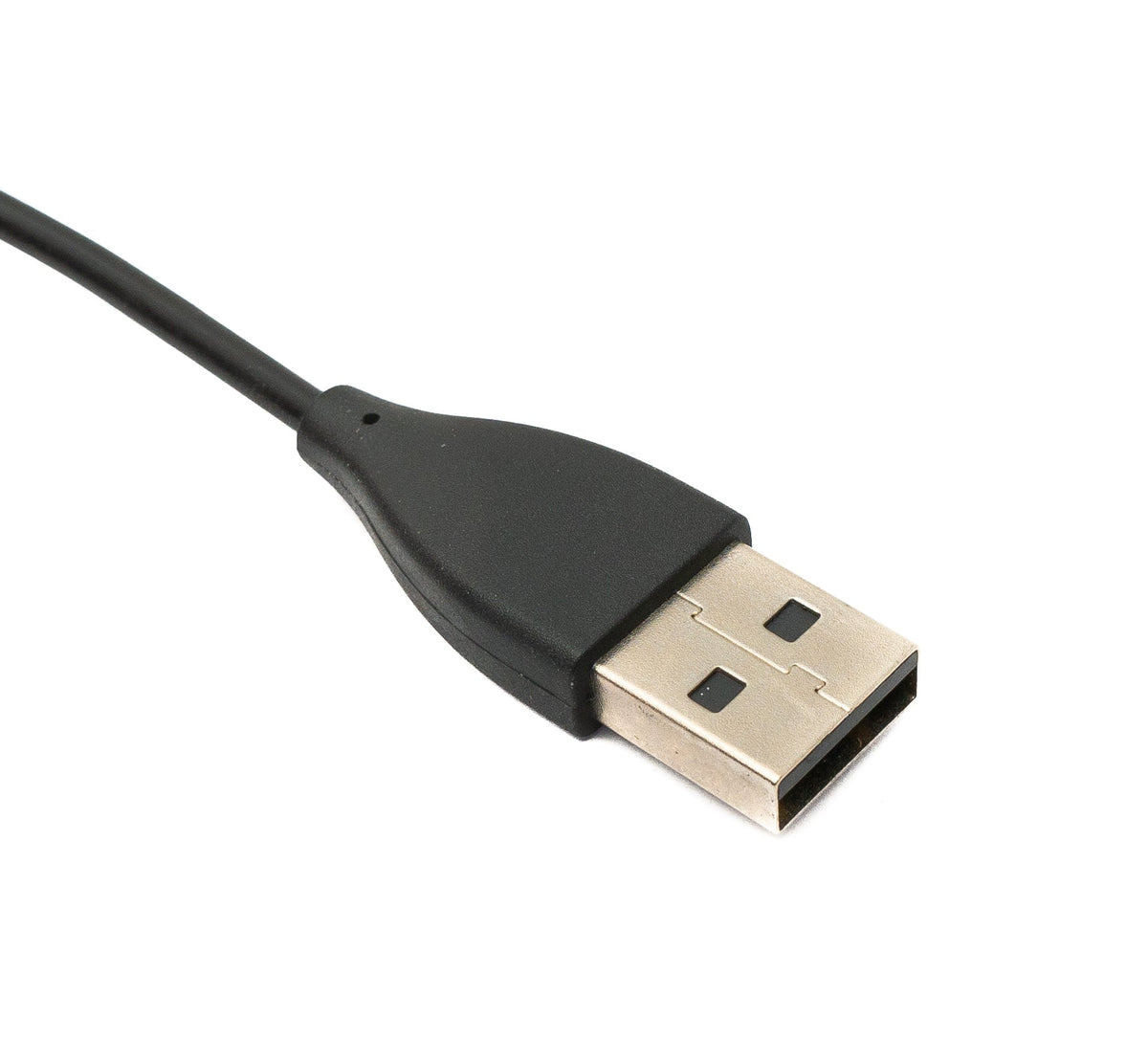USB 2.0 Kabel 98 cm Ladekabel für Fitbit Flex 2 Smartwach in Schwarz | System-S