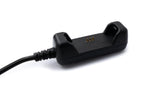 USB 2.0 Kabel 10 cm Ladekabel für Fitbit Flex 2 Smartwach in Schwarz | System-S