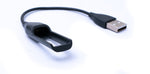 USB 2.0 Kabel 11 cm Ladekabel für Fitbit Flex Smartwach in Schwarz | System-S